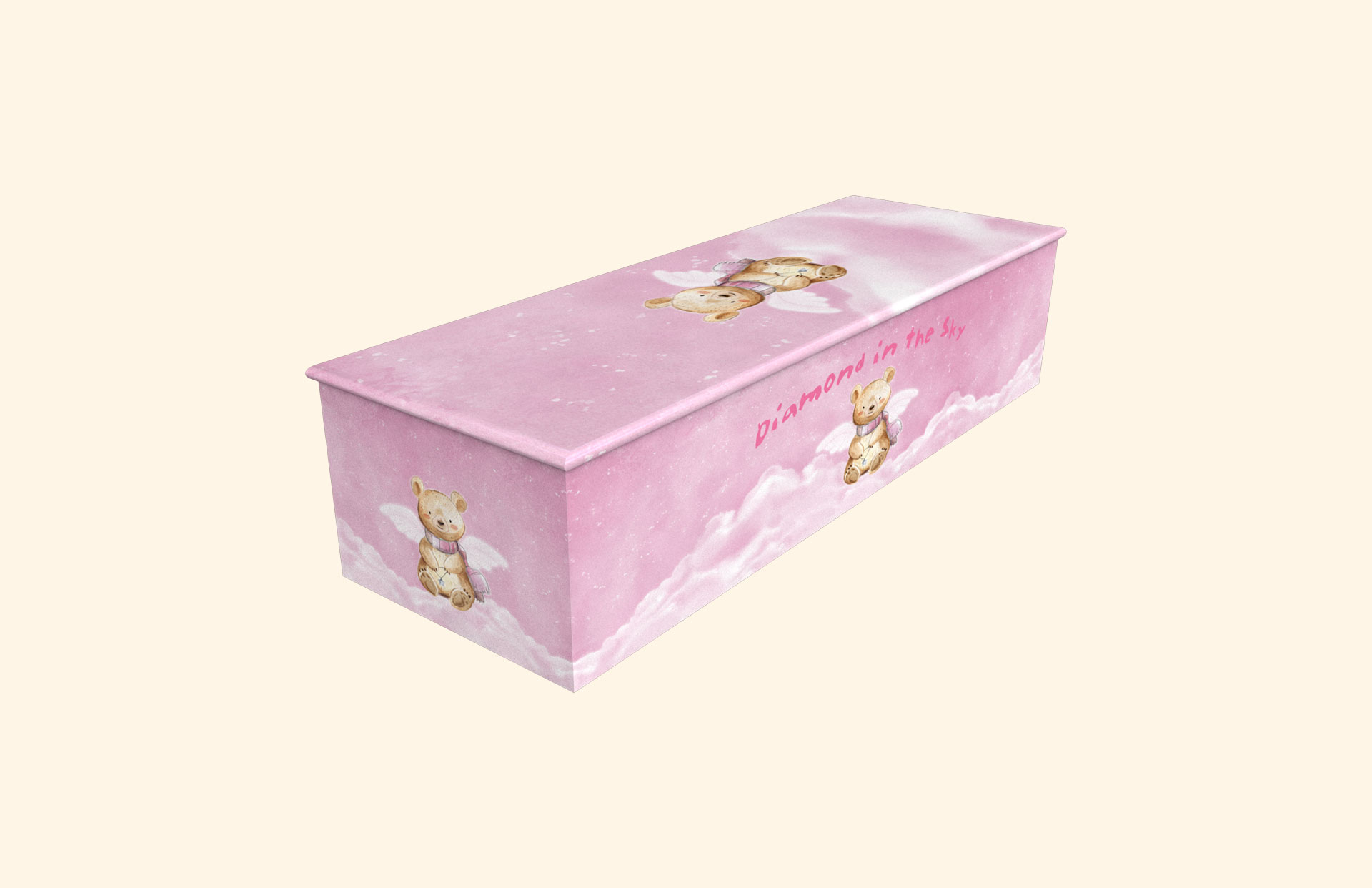 Diamond in the Sky Pink child casket